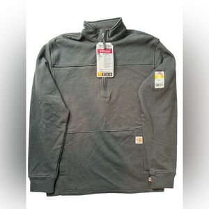 Carhartt FR Rain Defender Mock Neck Fleece Llined Flame Resistant Medium